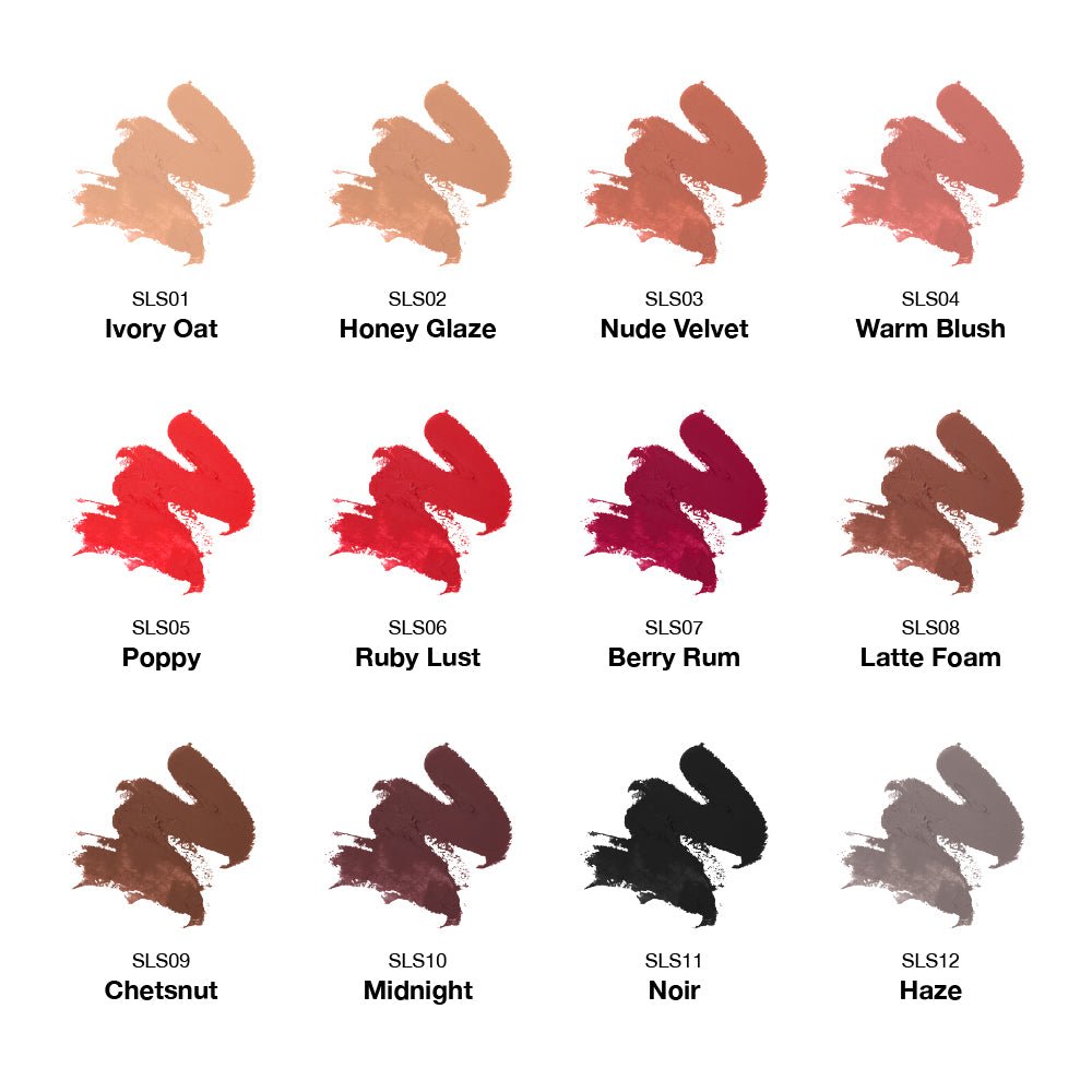 KISS NEW YORK PROFESSIONAL – Richly Pigmented Satin Lipstick | All - Day Wear & Comfort | Shades 1–12 - Beauty Exchange Beauty Supply