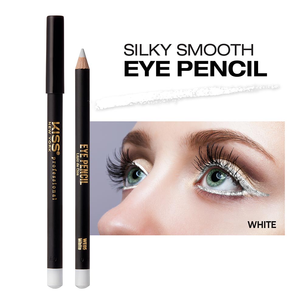 KISS NEW YORK PROFESSIONAL – Silky Smooth Eye Pencil Liner | Rich Pigment + Water - Resistant | 1.10g / 0.03oz - Beauty Exchange Beauty Supply