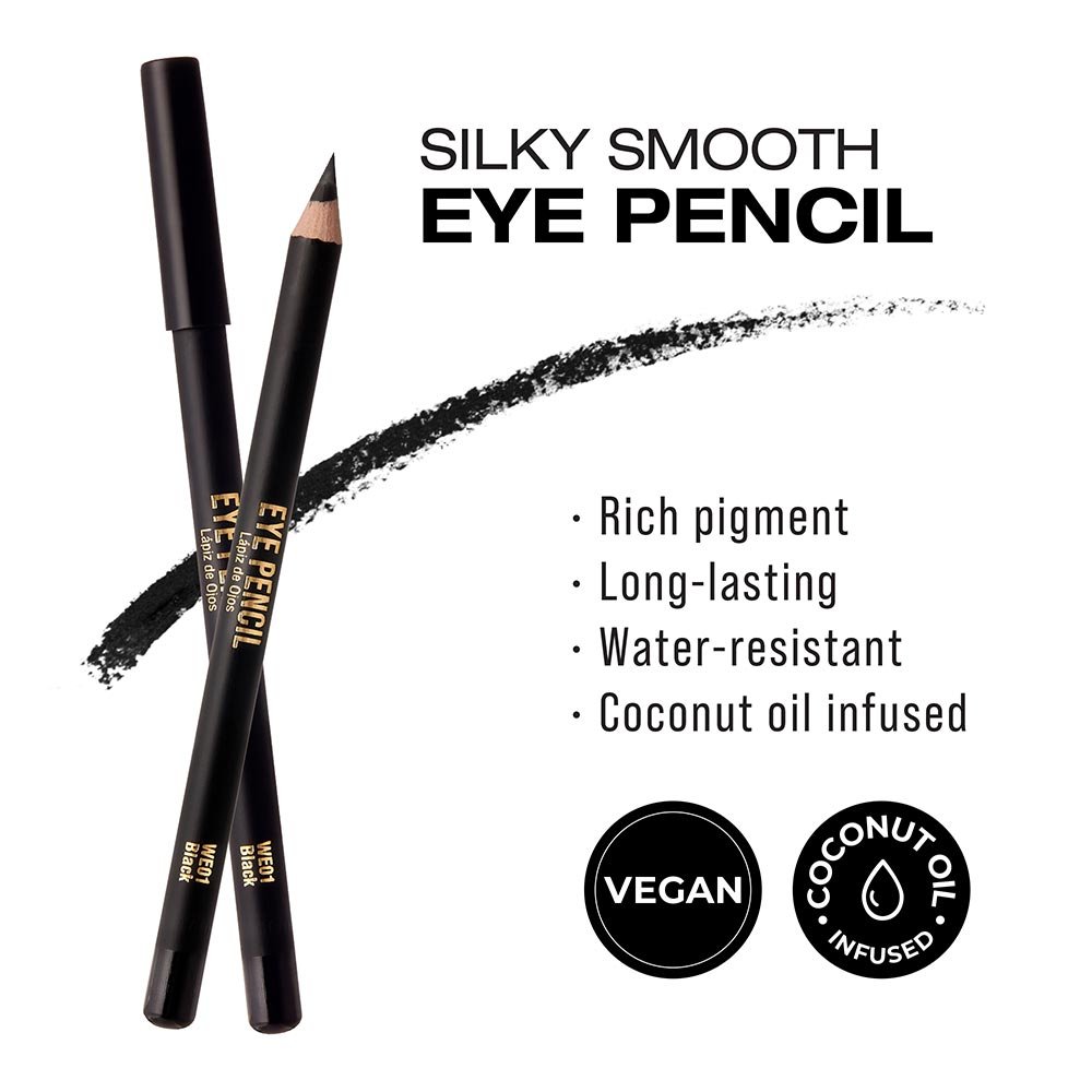 KISS NEW YORK PROFESSIONAL – Silky Smooth Eye Pencil Liner | Rich Pigment + Water - Resistant | 1.10g / 0.03oz - Beauty Exchange Beauty Supply