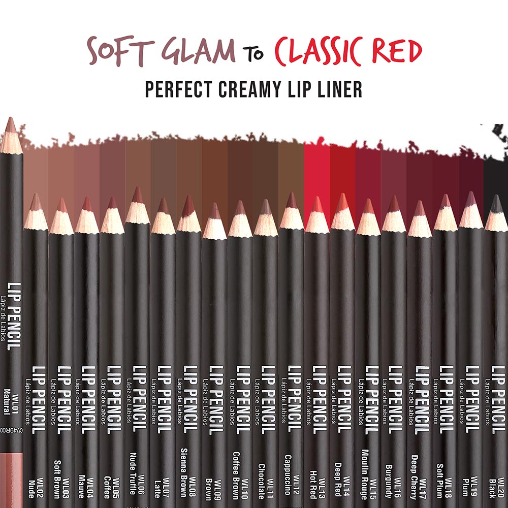 KISS NEW YORK PROFESSIONAL – Silky Smooth Lip Pencil Liner | Rich Pigment + Long - Lasting + Water - Resistant | Shades 01–20 - Beauty Exchange Beauty Supply