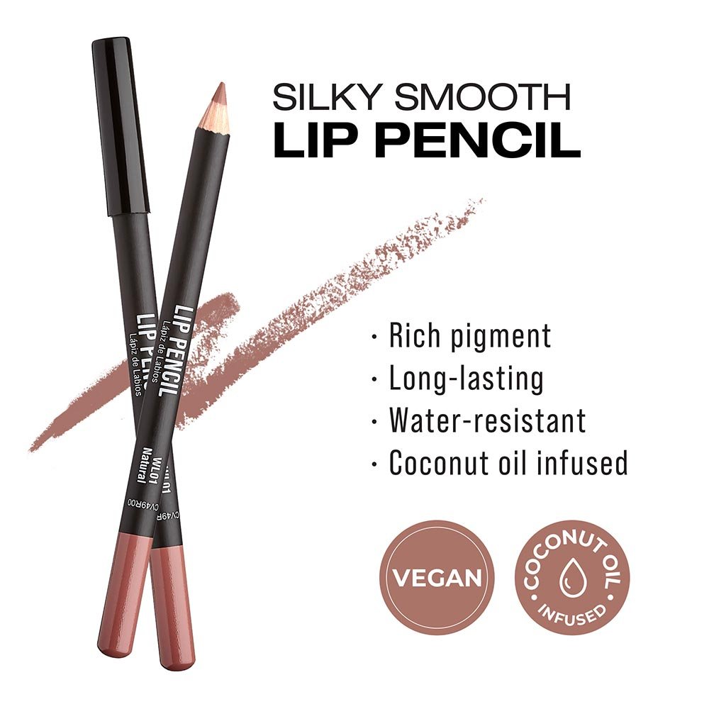 KISS NEW YORK PROFESSIONAL – Silky Smooth Lip Pencil Liner | Rich Pigment + Long - Lasting + Water - Resistant | Shades 01–20 - Beauty Exchange Beauty Supply