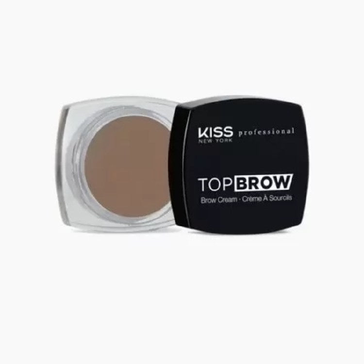 KISS NEW YORK PROFESSIONAL – Top Brow Eyebrow Cream | Sculpt + Define + All - Day Hold | Shades 01–06 - Beauty Exchange Beauty Supply