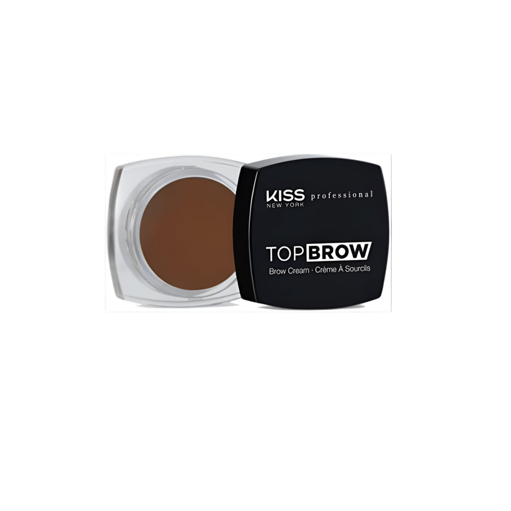 KISS NEW YORK PROFESSIONAL – Top Brow Eyebrow Cream | Sculpt + Define + All - Day Hold | Shades 01–06 - Beauty Exchange Beauty Supply