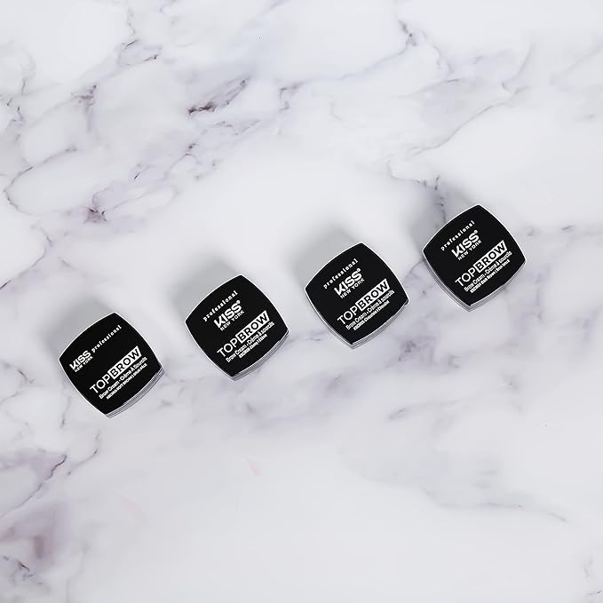KISS NEW YORK PROFESSIONAL – Top Brow Eyebrow Cream | Sculpt + Define + All - Day Hold | Shades 01–06 - Beauty Exchange Beauty Supply