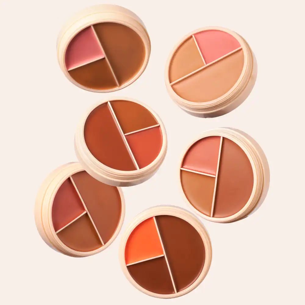 KISS NEW YORK PROFESSIONAL – Wow Concealer | Tri Color | Full Coverage | Shades 05–10 - Beauty Exchange Beauty Supply