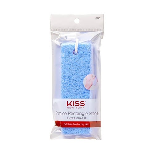 Kiss New York Pumice Stone Rectangle Extra Coarse - Beauty Exchange Beauty Supply