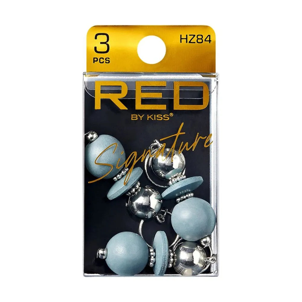 KISS - Red Braid Charm Signature Hoop - Beauty Exchange Beauty Supply