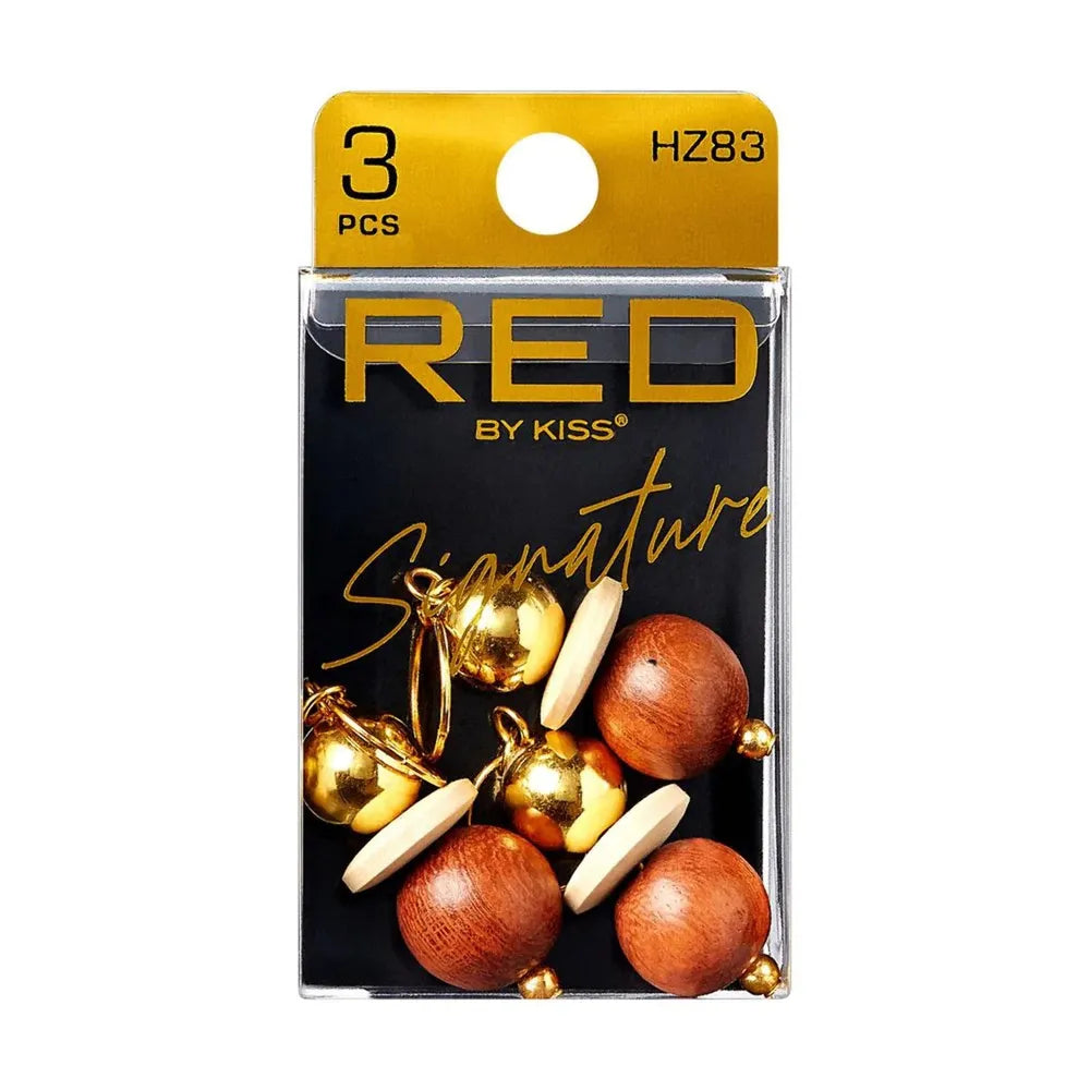 KISS - Red Braid Charm Signature Hoop - Beauty Exchange Beauty Supply