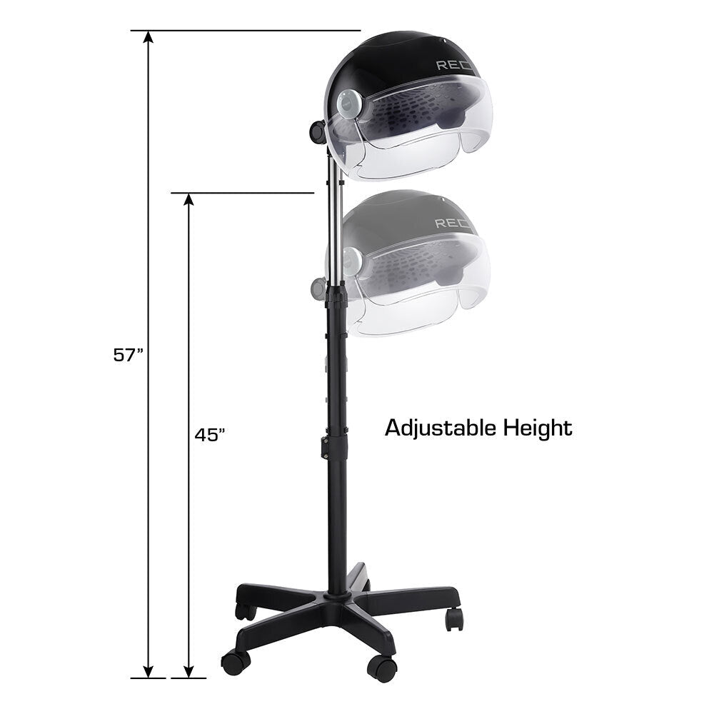 Kiss Red Pro 3000 Ceramic Stand Hood Dryer - Beauty Exchange Beauty Supply