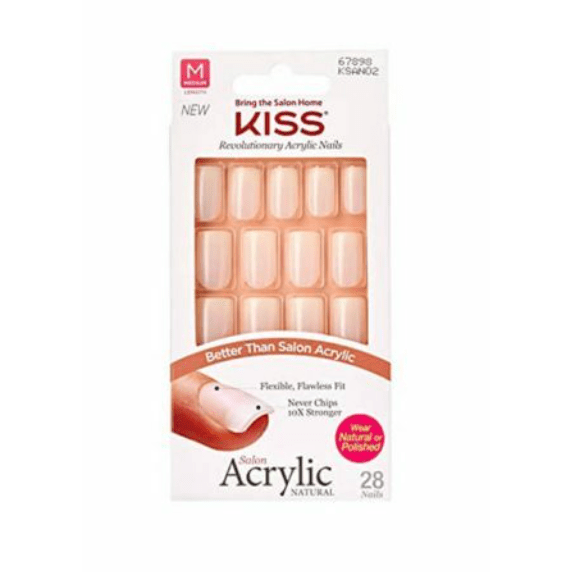 KISS Salon Acrylic French Nails – Elegant & Classic – KSA Series - Beauty Exchange Beauty Supply