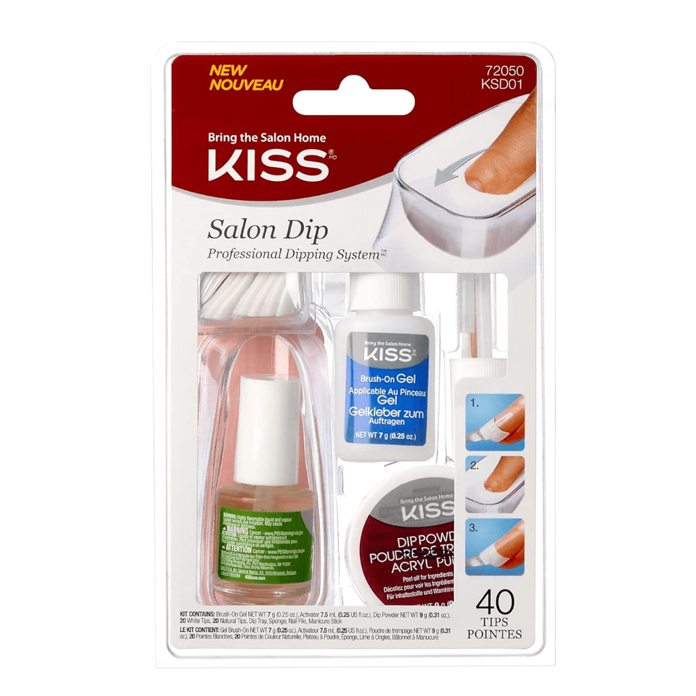 KISS Salon Dip Professional Dipping System – 40 Tips - Beauty Exchange Beauty Supply
