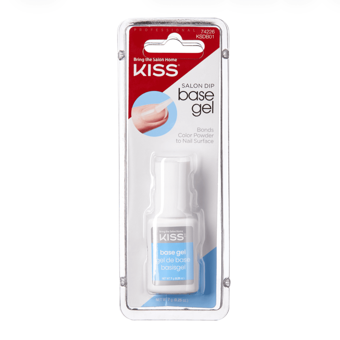 KISS Salon Dip Top Gel Long - Lasting Shine – 7g - Beauty Exchange Beauty Supply