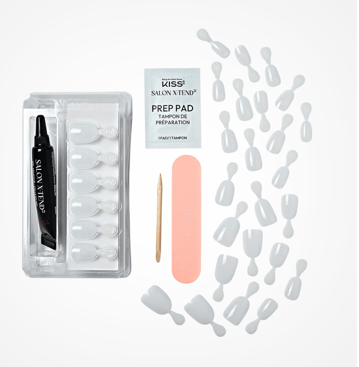 KISS Salon X - tend Press - On Nails – Styles 01 to 04 - Beauty Exchange Beauty Supply
