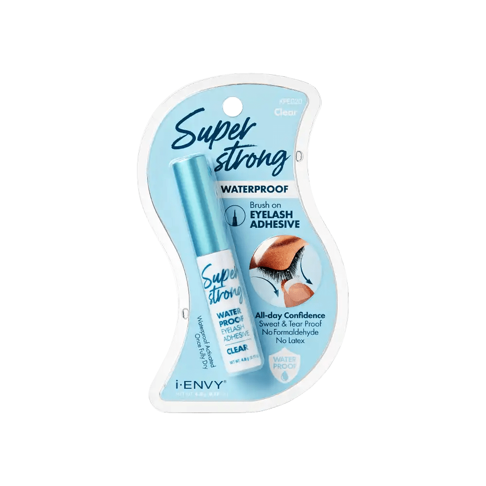 Kiss Super Strong Waterproof Clear Lash Glue – 4.8g - Beauty Exchange Beauty Supply