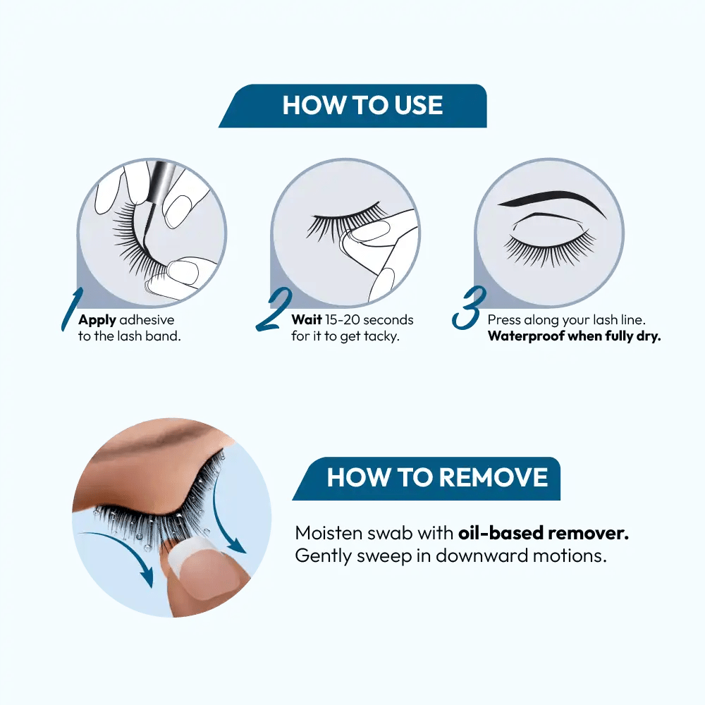 Kiss Super Strong Waterproof Clear Lash Glue – 4.8g - Beauty Exchange Beauty Supply