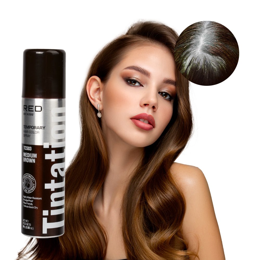 Kiss Tintation Temporary Hair Color Root Touch Up Spray – 2.8oz - Beauty Exchange Beauty Supply