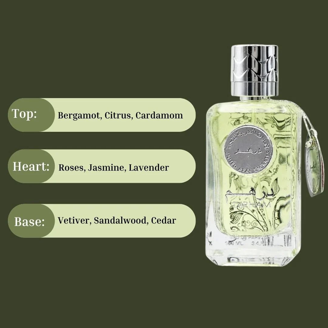 Ard Al Zaafaran Dirham EDP 3.4oz + Deo 50ml – Unisex