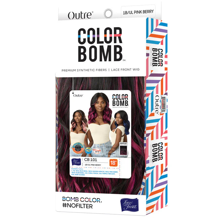 Outre Color Bomb Synthetic HD Lace Front Wig - CB 101