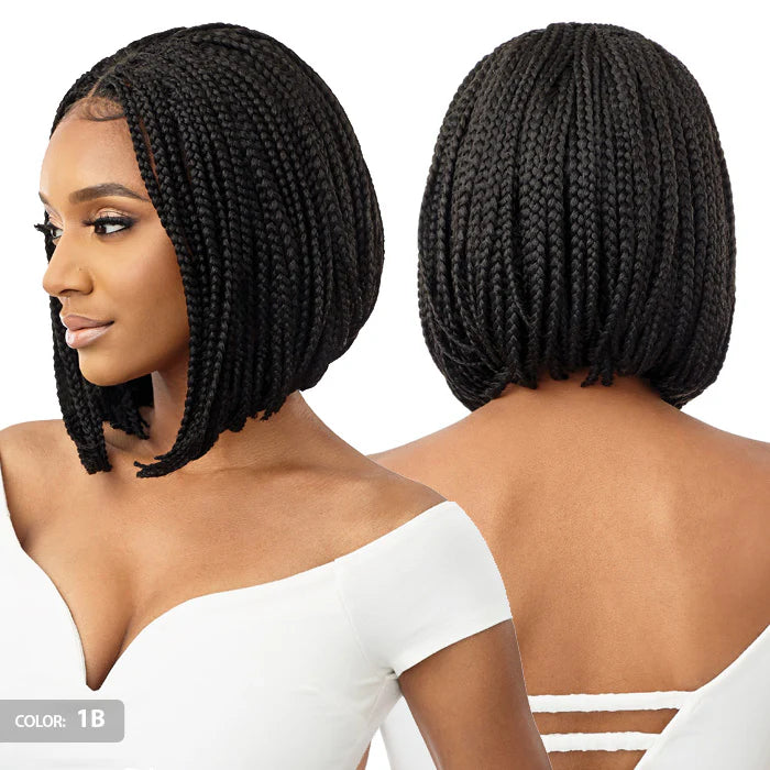 Outre 4x4 Lace Front Box Braid Bob Wig - 12"
