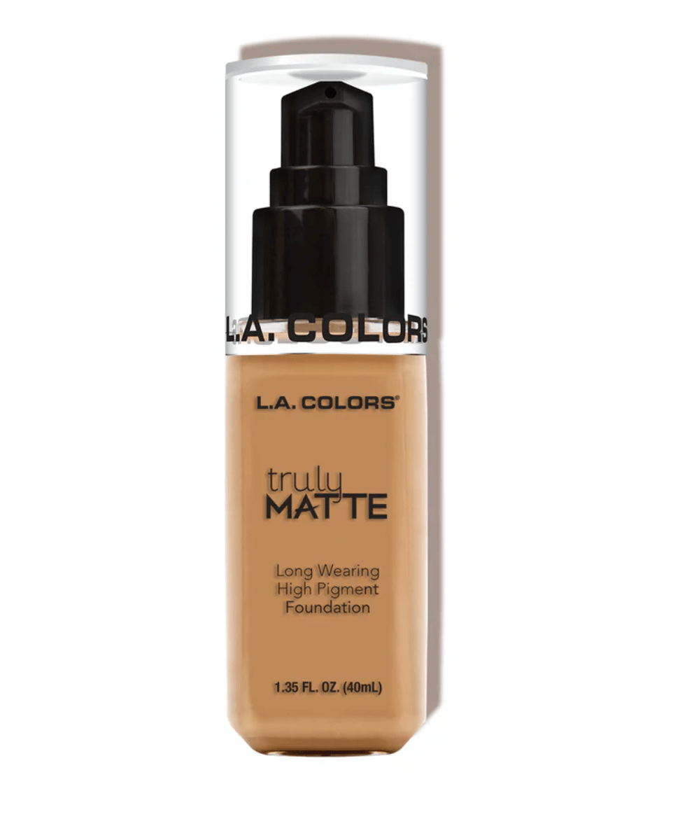 L.A. Colors Truly Matte Foundation – Flawless Matte Finish Multiple Shades - Beauty Exchange Beauty Supply