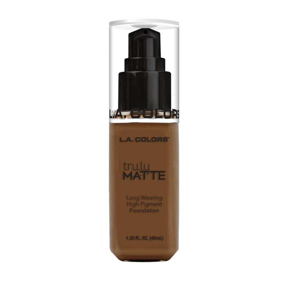 L.A. Colors Truly Matte Foundation – Flawless Matte Finish Multiple Shades - Beauty Exchange Beauty Supply