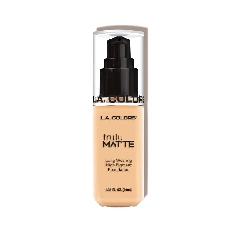 L.A. Colors Truly Matte Foundation – Flawless Matte Finish | Multiple Shades - Beauty Exchange Beauty Supply