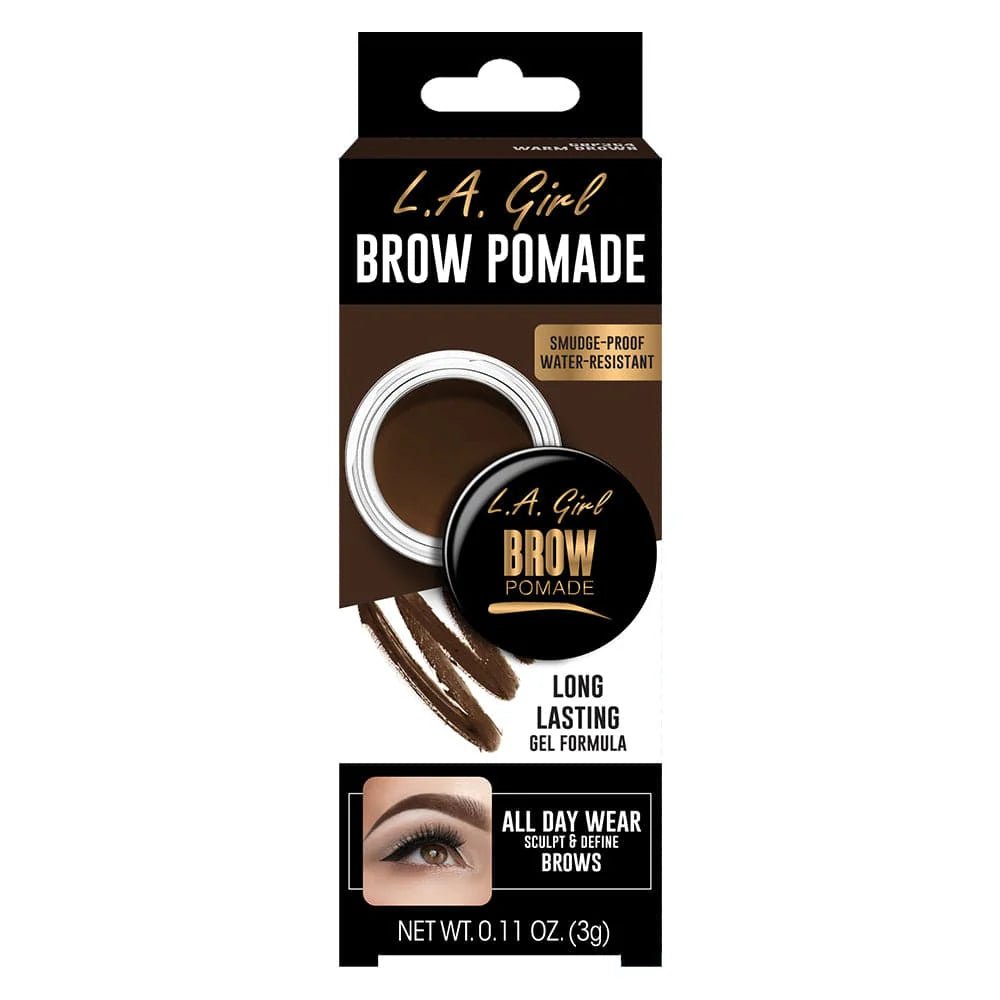 L.A. Girl Brow Pomade – Long - Lasting, Smudge - Proof Brows | 0.11 oz | 5 Shades - Beauty Exchange Beauty Supply