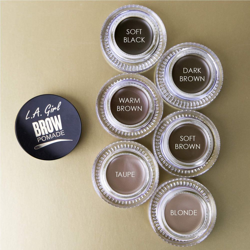 L.A. Girl Brow Pomade – Long - Lasting, Smudge - Proof Brows | 0.11 oz | 5 Shades - Beauty Exchange Beauty Supply