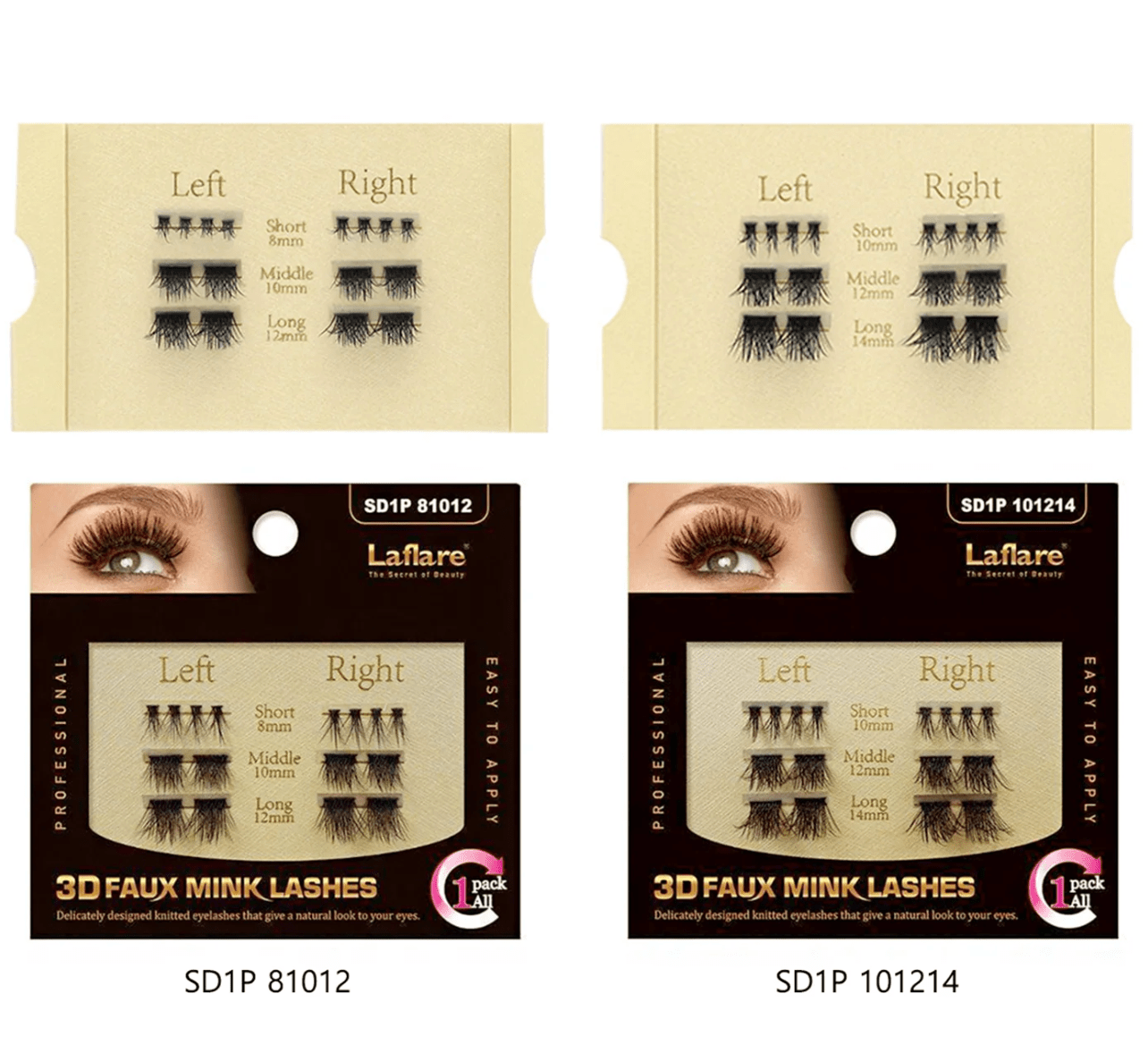 Laflare 3D Faux Mink Eyelashes - Beauty Exchange Beauty Supply