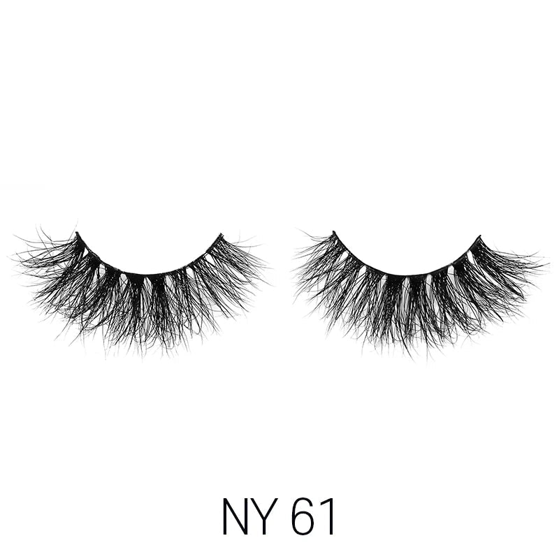Laflare 3D Mink Lashes – Styles 41 to 70 | 100% Real Mink Hair, Soft Volume, Multi - Dimensional Glam, Reusable Luxury Lashes - Beauty Exchange Beauty Supply