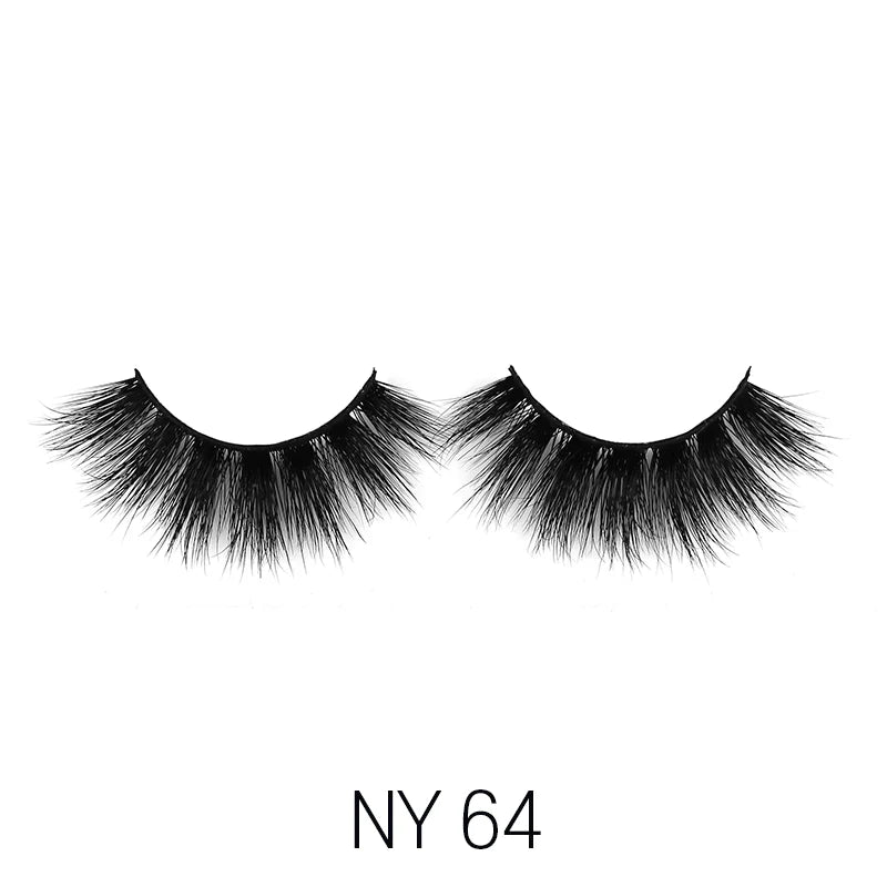Laflare 3D Mink Lashes – Styles 41 to 70 | 100% Real Mink Hair, Soft Volume, Multi - Dimensional Glam, Reusable Luxury Lashes - Beauty Exchange Beauty Supply
