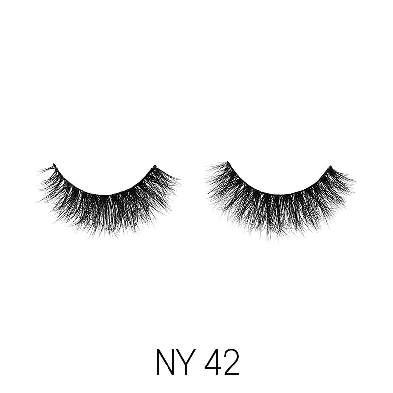 Laflare 3D Mink Lashes – Styles 41 to 70 | 100% Real Mink Hair, Soft Volume, Multi - Dimensional Glam, Reusable Luxury Lashes - Beauty Exchange Beauty Supply