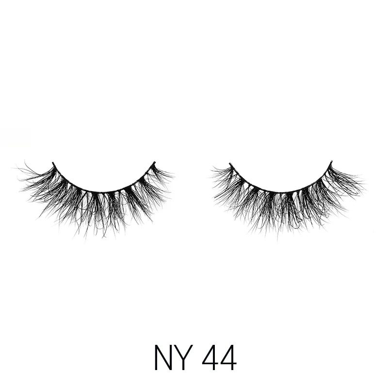 Laflare 3D Mink Lashes – Styles 41 to 70 | 100% Real Mink Hair, Soft Volume, Multi - Dimensional Glam, Reusable Luxury Lashes - Beauty Exchange Beauty Supply