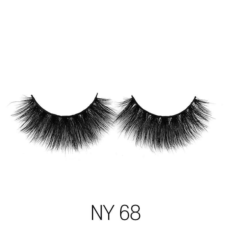 Laflare 3D Mink Lashes – Styles 41 to 70 | 100% Real Mink Hair, Soft Volume, Multi - Dimensional Glam, Reusable Luxury Lashes - Beauty Exchange Beauty Supply