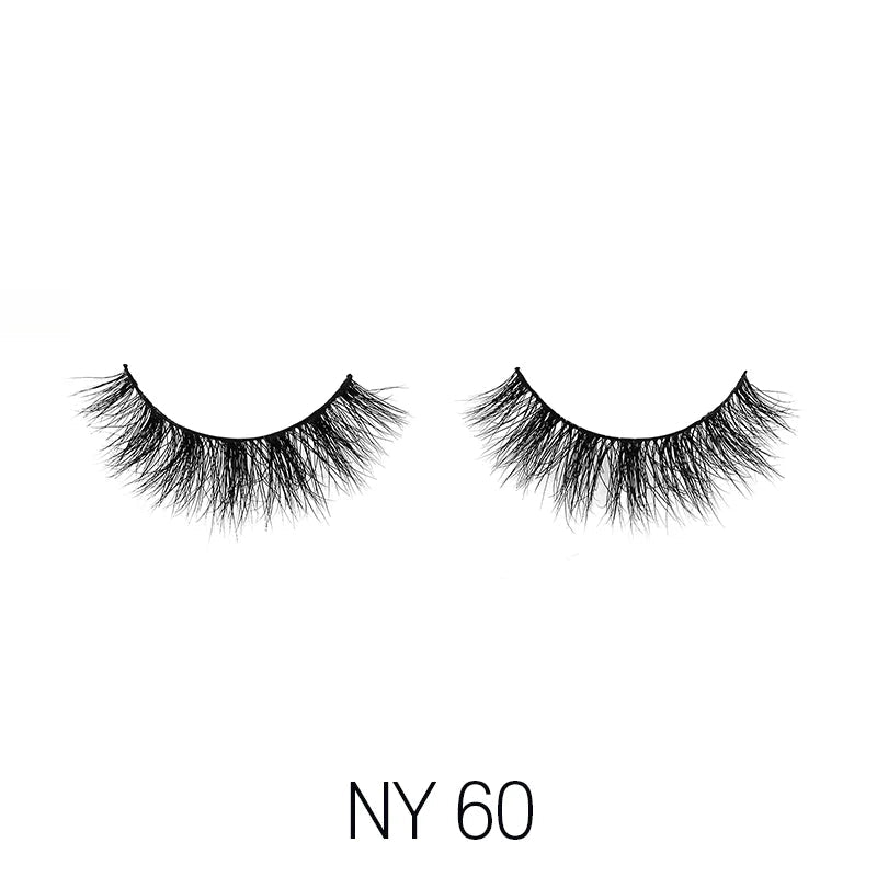 Laflare 3D Mink Lashes – Styles 41 to 70 | 100% Real Mink Hair, Soft Volume, Multi - Dimensional Glam, Reusable Luxury Lashes - Beauty Exchange Beauty Supply