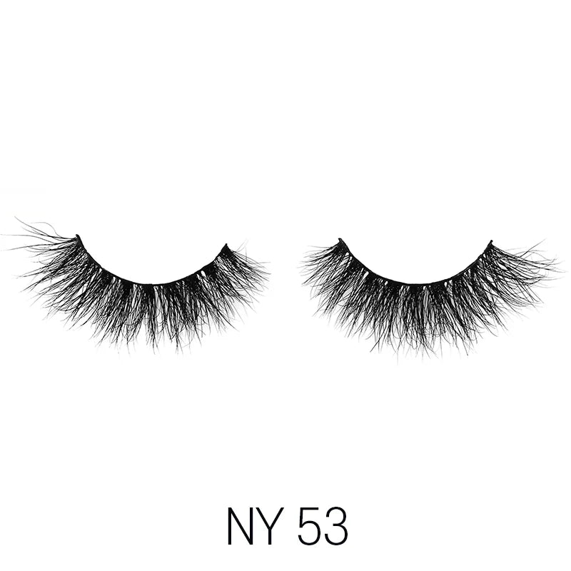 Laflare 3D Mink Lashes – Styles 41 to 70 | 100% Real Mink Hair, Soft Volume, Multi - Dimensional Glam, Reusable Luxury Lashes - Beauty Exchange Beauty Supply