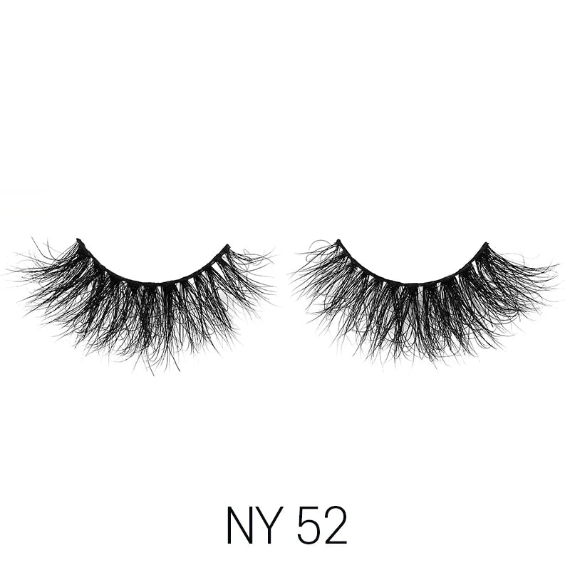 Laflare 3D Mink Lashes – Styles 41 to 70 | 100% Real Mink Hair, Soft Volume, Multi - Dimensional Glam, Reusable Luxury Lashes - Beauty Exchange Beauty Supply