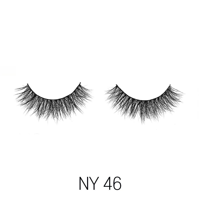Laflare 3D Mink Lashes – Styles 41 to 70 | 100% Real Mink Hair, Soft Volume, Multi - Dimensional Glam, Reusable Luxury Lashes - Beauty Exchange Beauty Supply