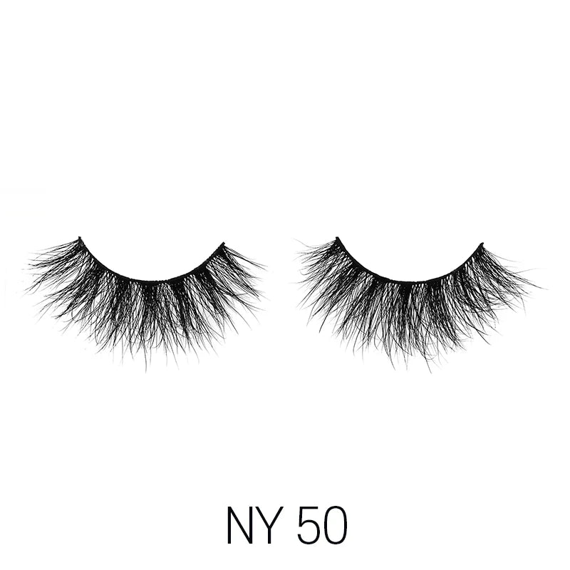 Laflare 3D Mink Lashes – Styles 41 to 70 | 100% Real Mink Hair, Soft Volume, Multi - Dimensional Glam, Reusable Luxury Lashes - Beauty Exchange Beauty Supply