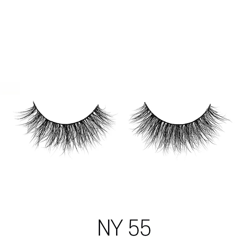 Laflare 3D Mink Lashes – Styles 41 to 70 | 100% Real Mink Hair, Soft Volume, Multi - Dimensional Glam, Reusable Luxury Lashes - Beauty Exchange Beauty Supply