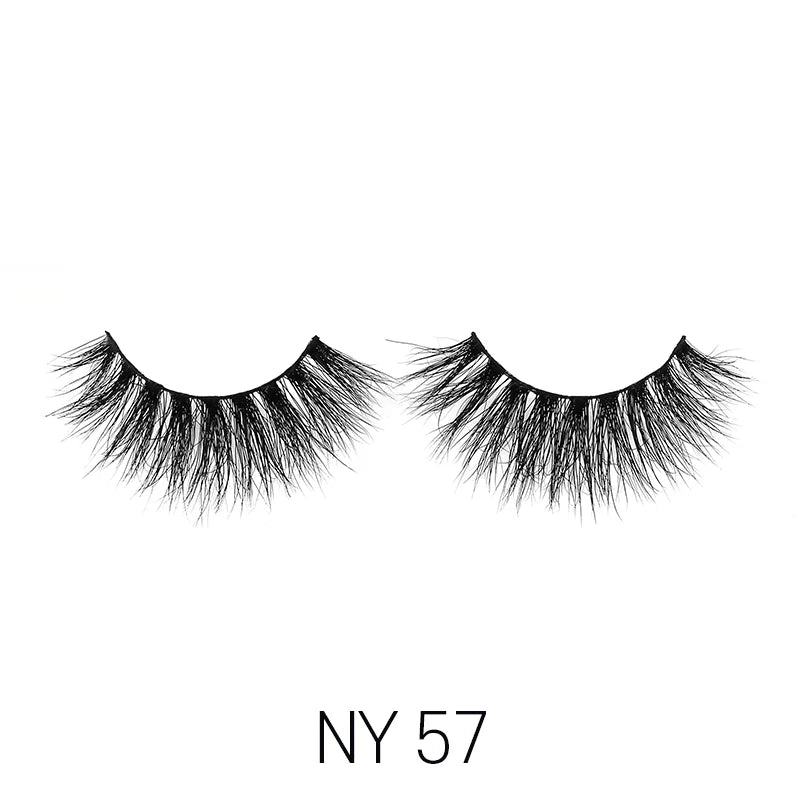 Laflare 3D Mink Lashes – Styles 41 to 70 | 100% Real Mink Hair, Soft Volume, Multi - Dimensional Glam, Reusable Luxury Lashes - Beauty Exchange Beauty Supply