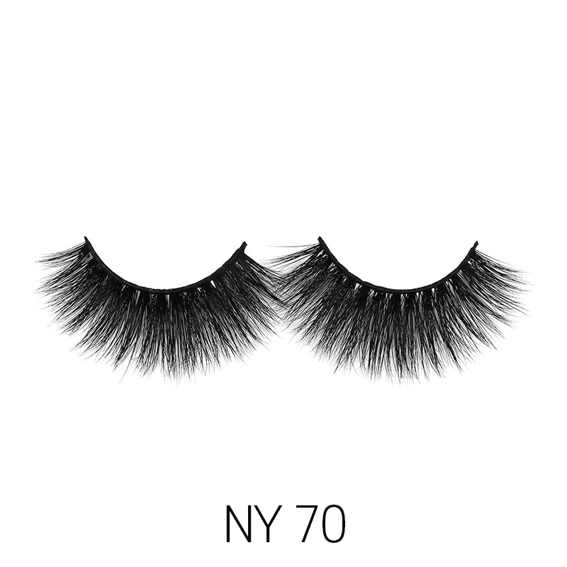 Laflare 3D Mink Lashes – Styles 41 to 70 | 100% Real Mink Hair, Soft Volume, Multi - Dimensional Glam, Reusable Luxury Lashes - Beauty Exchange Beauty Supply