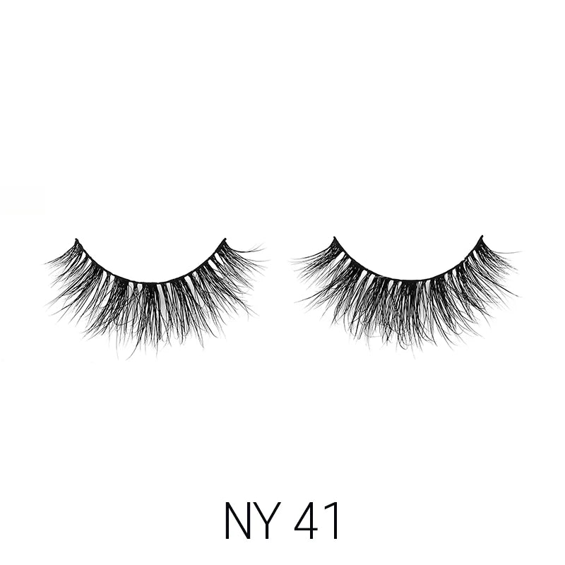 Laflare 3D Mink Lashes – Styles 41 to 70 | 100% Real Mink Hair, Soft Volume, Multi - Dimensional Glam, Reusable Luxury Lashes - Beauty Exchange Beauty Supply