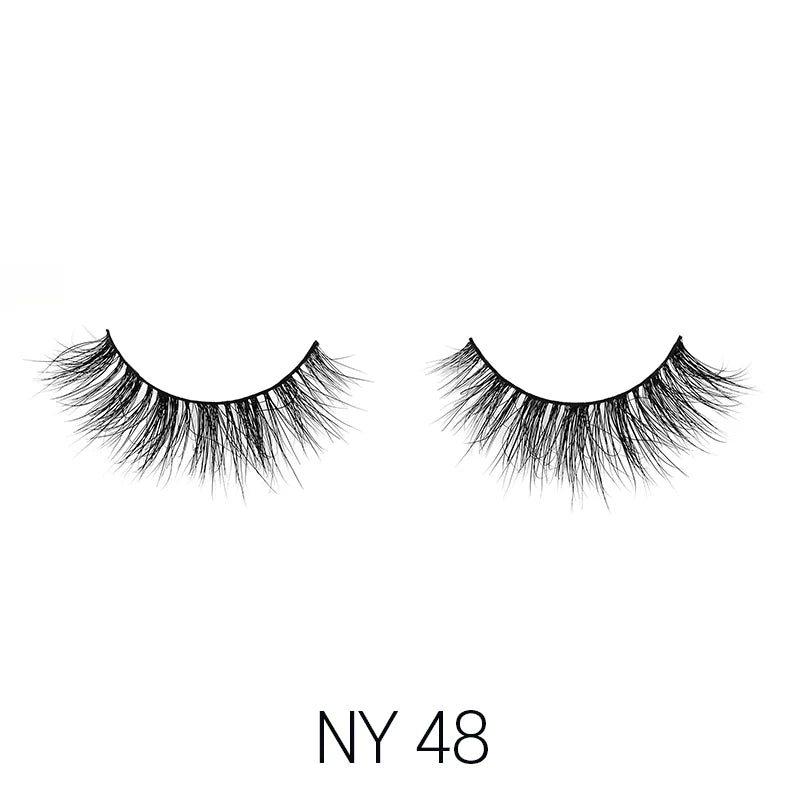 Laflare 3D Mink Lashes – Styles 41 to 70 | 100% Real Mink Hair, Soft Volume, Multi - Dimensional Glam, Reusable Luxury Lashes - Beauty Exchange Beauty Supply