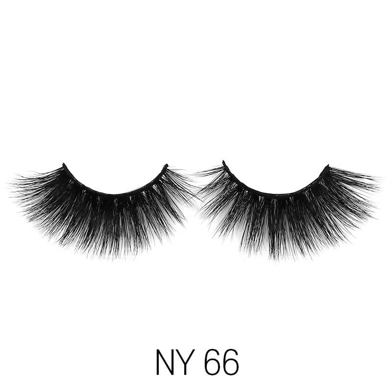 Laflare 3D Mink Lashes – Styles 41 to 70 | 100% Real Mink Hair, Soft Volume, Multi - Dimensional Glam, Reusable Luxury Lashes - Beauty Exchange Beauty Supply