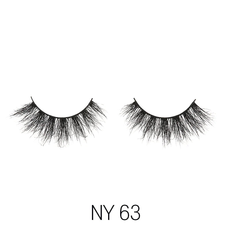 Laflare 3D Mink Lashes – Styles 41 to 70 | 100% Real Mink Hair, Soft Volume, Multi - Dimensional Glam, Reusable Luxury Lashes - Beauty Exchange Beauty Supply