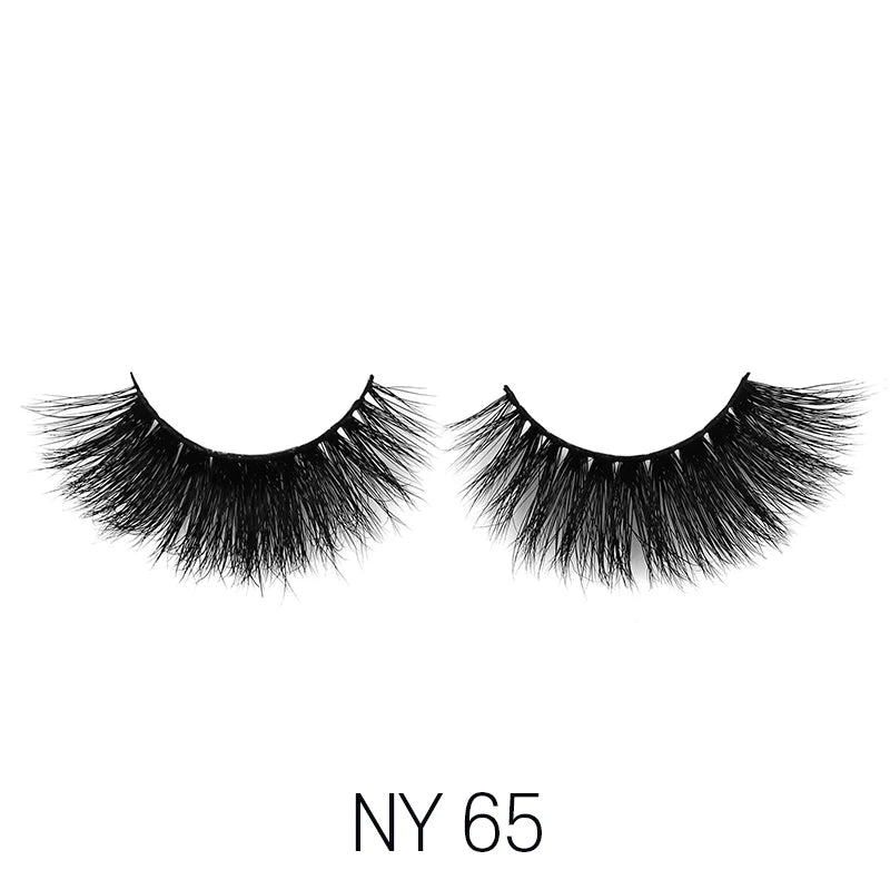 Laflare 3D Mink Lashes – Styles 41 to 70 | 100% Real Mink Hair, Soft Volume, Multi - Dimensional Glam, Reusable Luxury Lashes - Beauty Exchange Beauty Supply