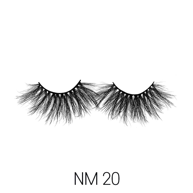 Laflare 3D NY Mink Max Volume Lashes – Styles 11 to 28 | 25mm, 100% Real Mink Hair, Bold, Lightweight & Reusable - Beauty Exchange Beauty Supply