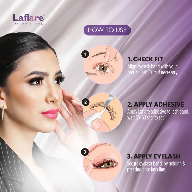 Laflare 3D Silk Mink Lashes – Styles 1 to 24 | Faux Mink, Soft 3D Volume, Lightweight & Reusable False Eyelashes - Beauty Exchange Beauty Supply