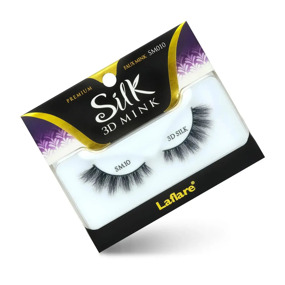 Laflare 3D Silk Mink Lashes – Styles 1 to 24 | Faux Mink, Soft 3D Volume, Lightweight & Reusable False Eyelashes - Beauty Exchange Beauty Supply